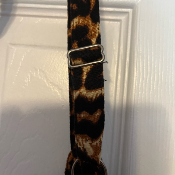 SALE! Bundle & Save 1X dress leopard print, thigh slit, side zip w/ adj straps - Picture 4 of 6